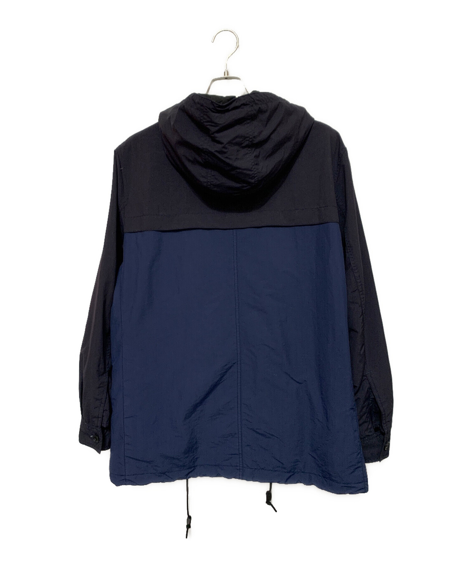 COACH フード付きパーカー ネイビーL 中古・古着通販】COACH (コーチ) マウンテンパーカー ネイビー×ブルー