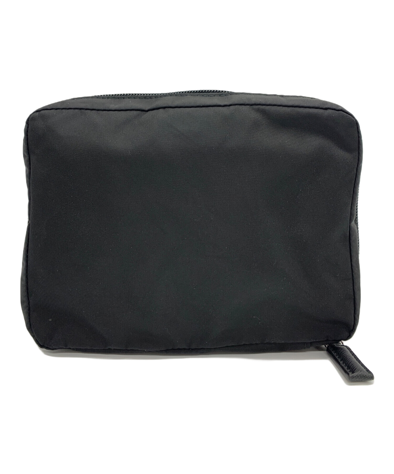 中古・古着通販】PRADA (プラダ) トラベルポーチ ブラック｜ブランド