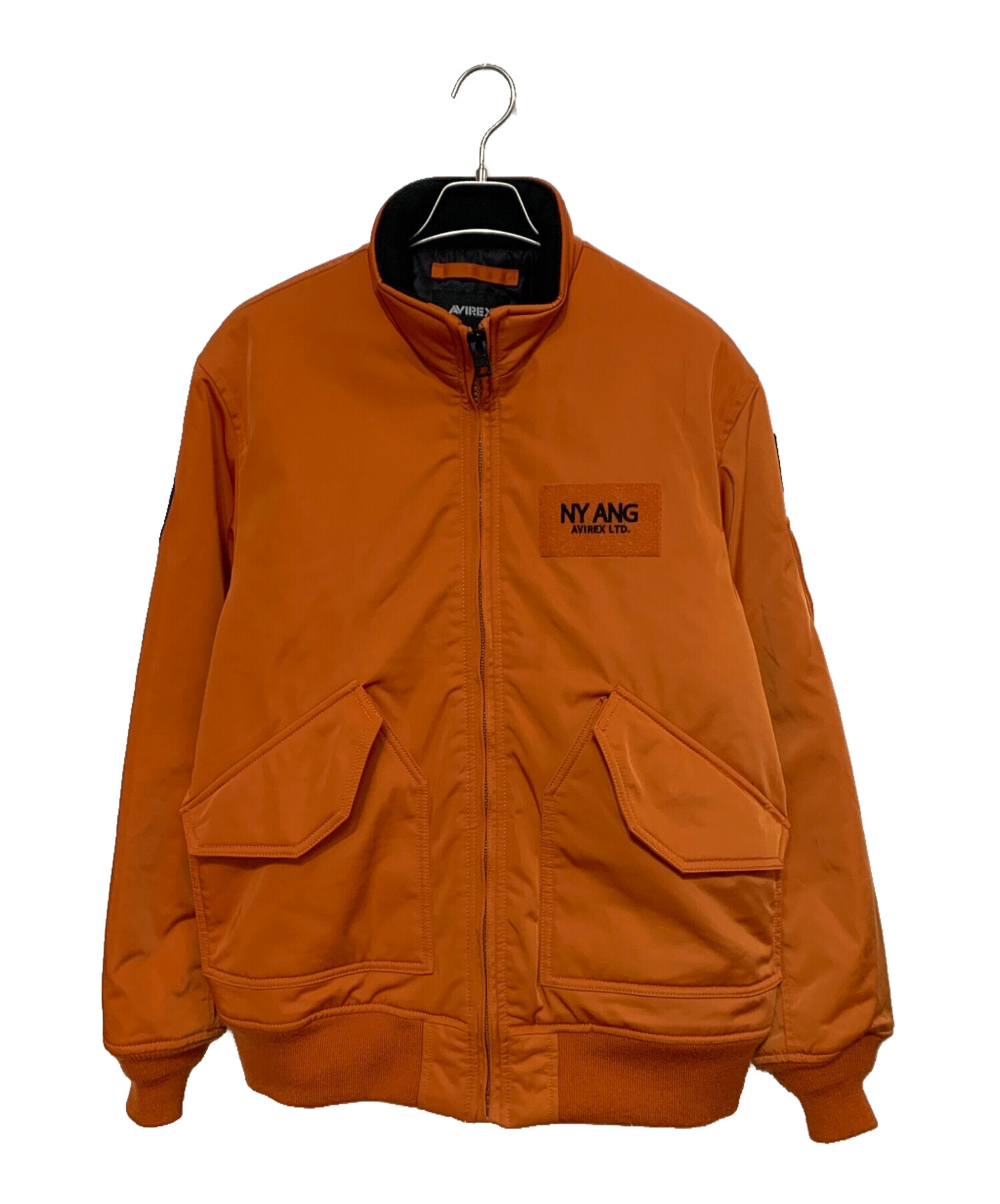 中古・古着通販】AVIREX (アヴィレックス) CWUジャケット オレンジ 