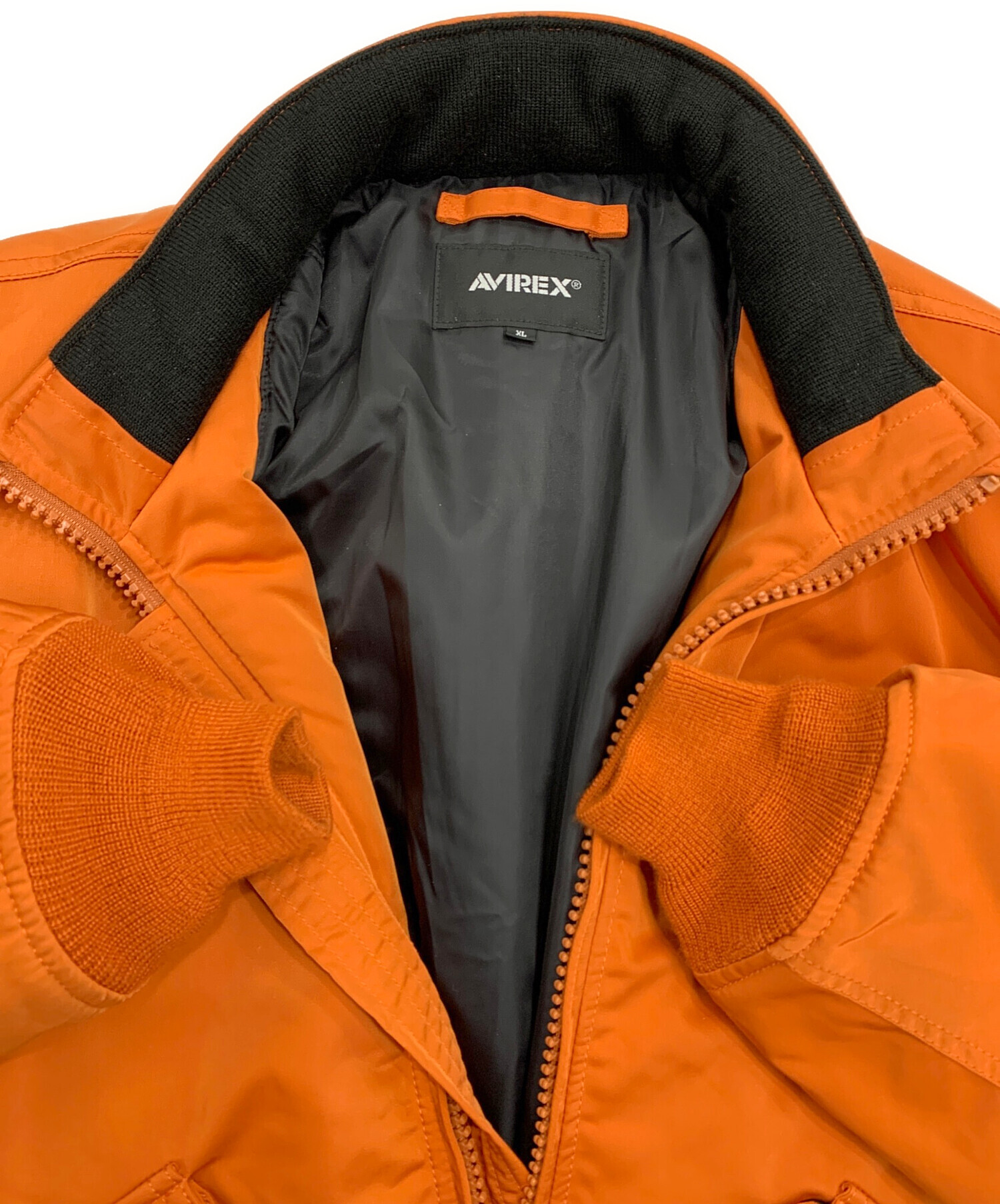 中古・古着通販】AVIREX (アヴィレックス) CWUジャケット オレンジ 