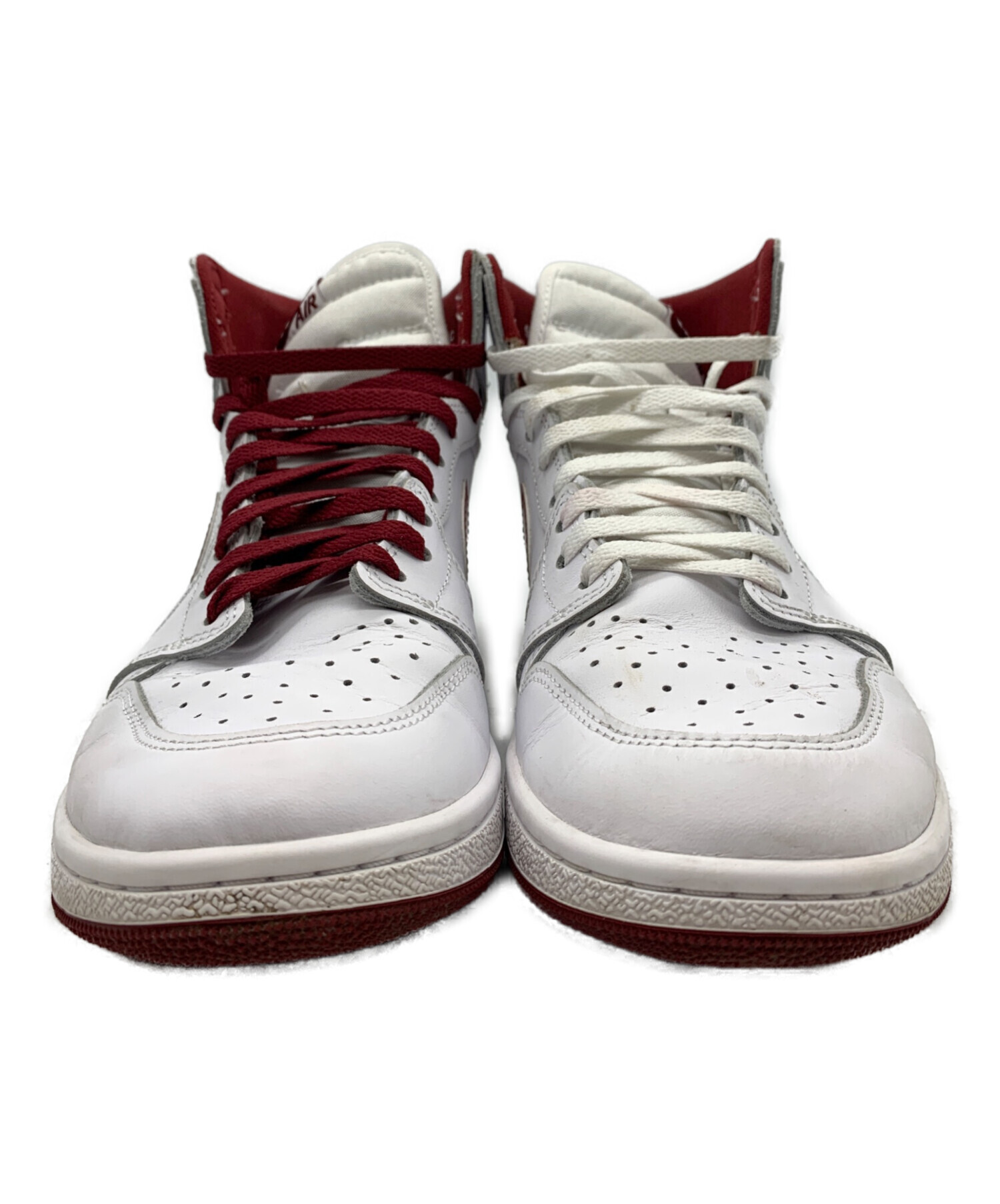 中古・古着通販】NIKE (ナイキ) AIR JORDAN 1 HIGH 85 ホワイト×レッド 