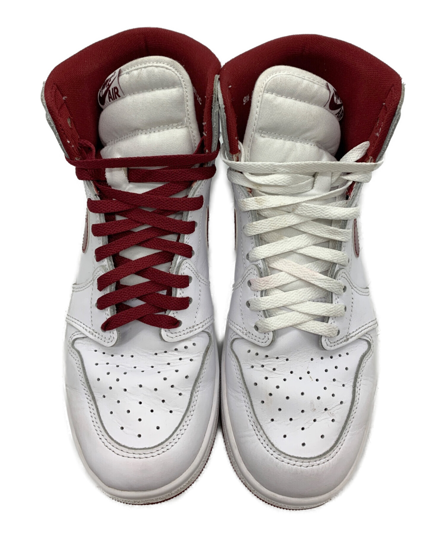 中古・古着通販】NIKE (ナイキ) AIR JORDAN 1 HIGH 85 ホワイト×レッド 