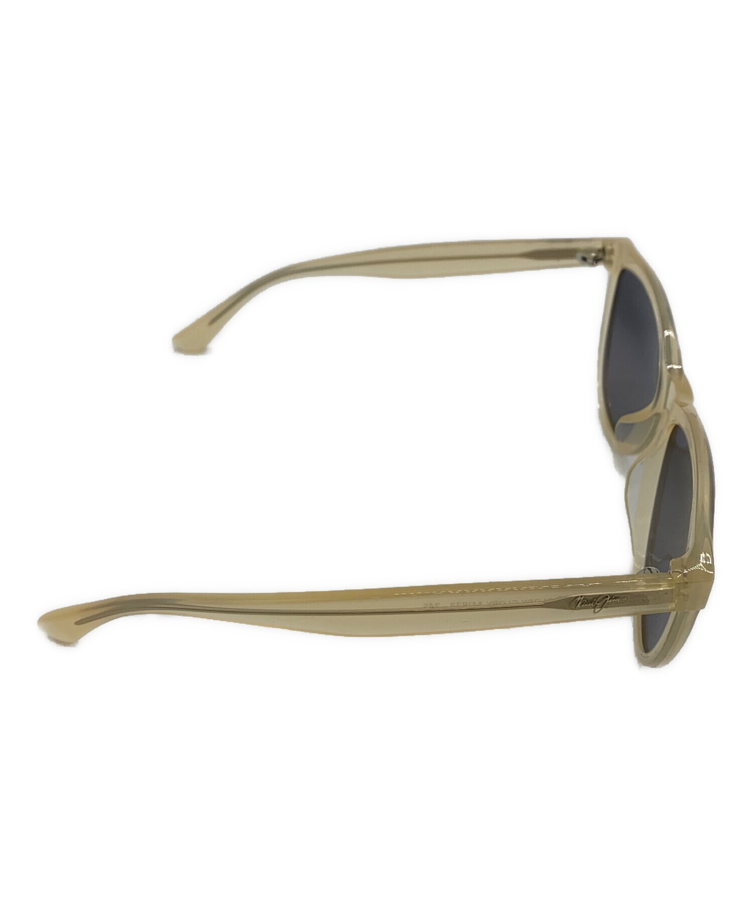 Maui Jim マウイ　ジム サングラス  シルバー 【古着】【中古】【送料無料】 中古・古着通販】Maui Jim (マウイジム) サングラス ベージュ サイズ