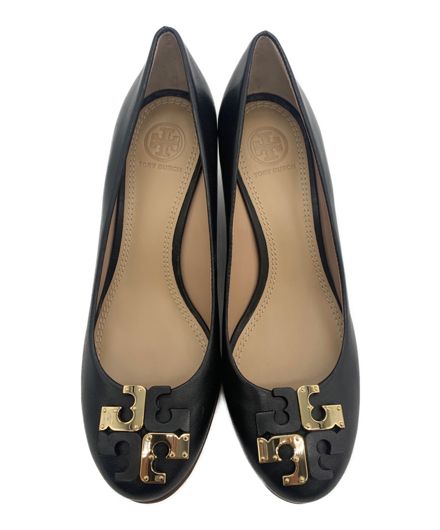 中古・古着通販】TORY BURCH (トリーバーチ) ウェッジソールパンプス