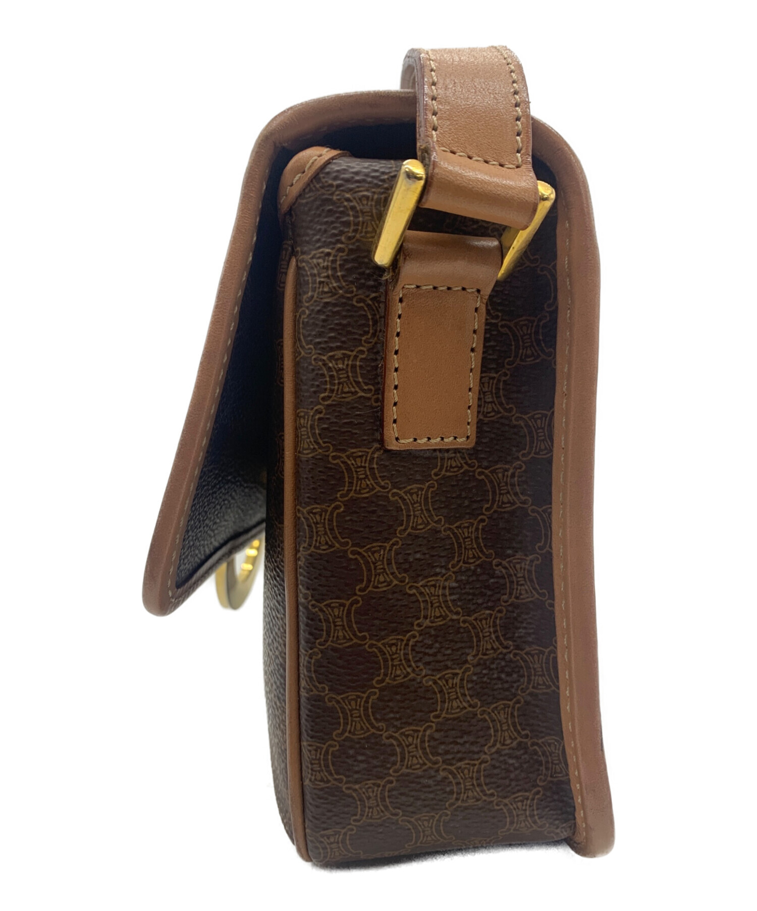 中古・古着通販】CELINE (セリーヌ) マカダム柄ショルダーバッグ