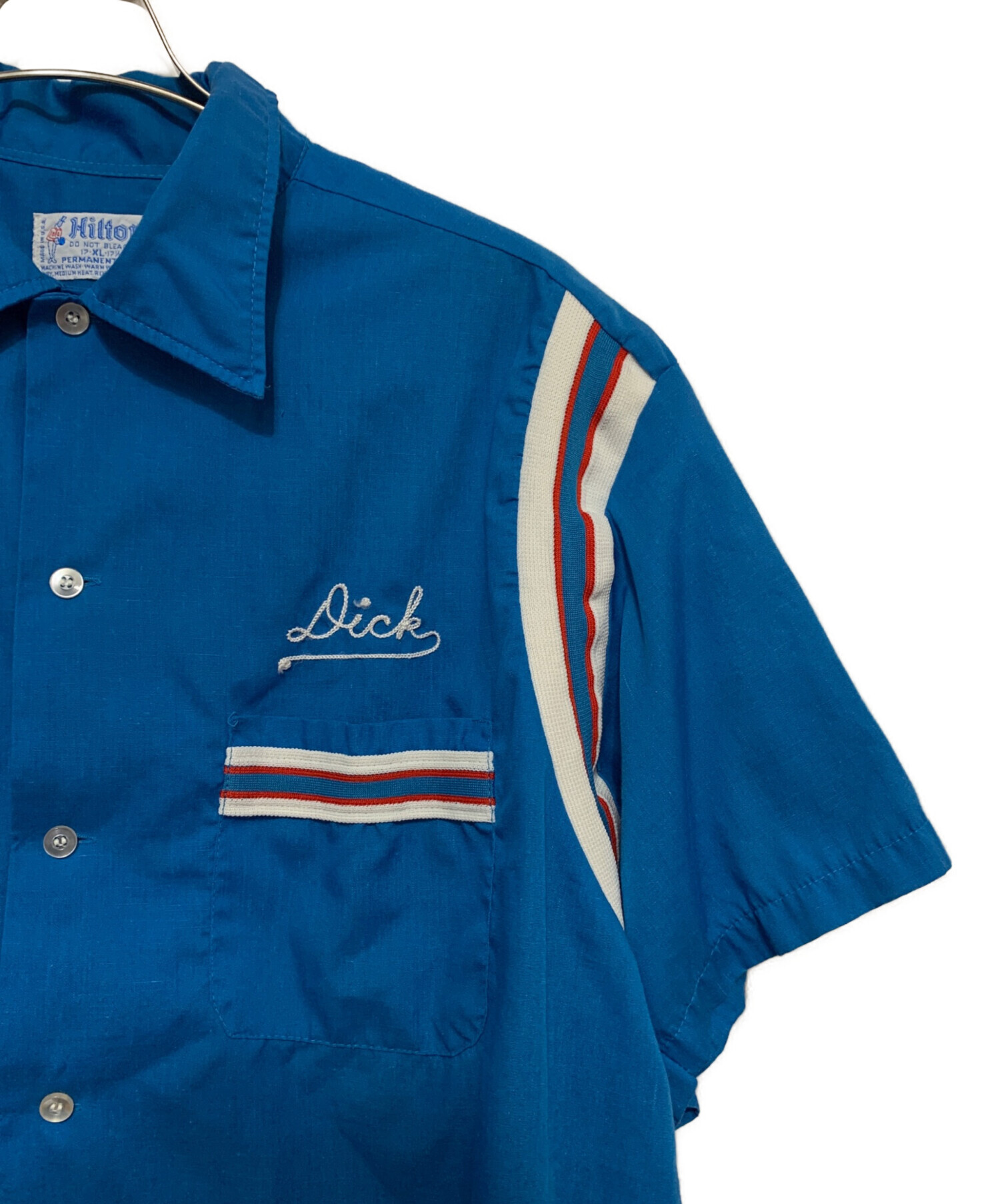 中古・古着通販】Hilton (ヒルトン) 70´sボウリングシャツ ブルー