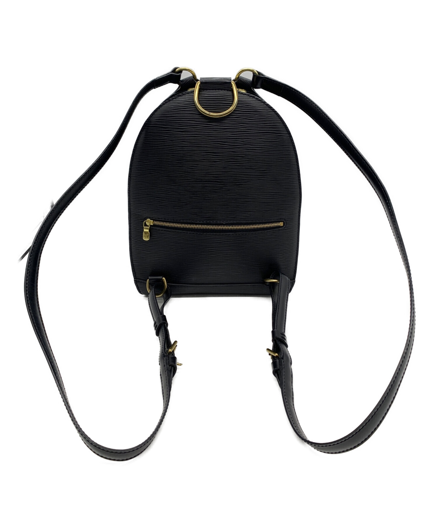 ご*！様 Louis Vuitton マビヨンエピシリーズブラックレザーリュック 中古・古着通販】LOUIS VUITTON (ルイ ヴィトン) エピ マビヨン