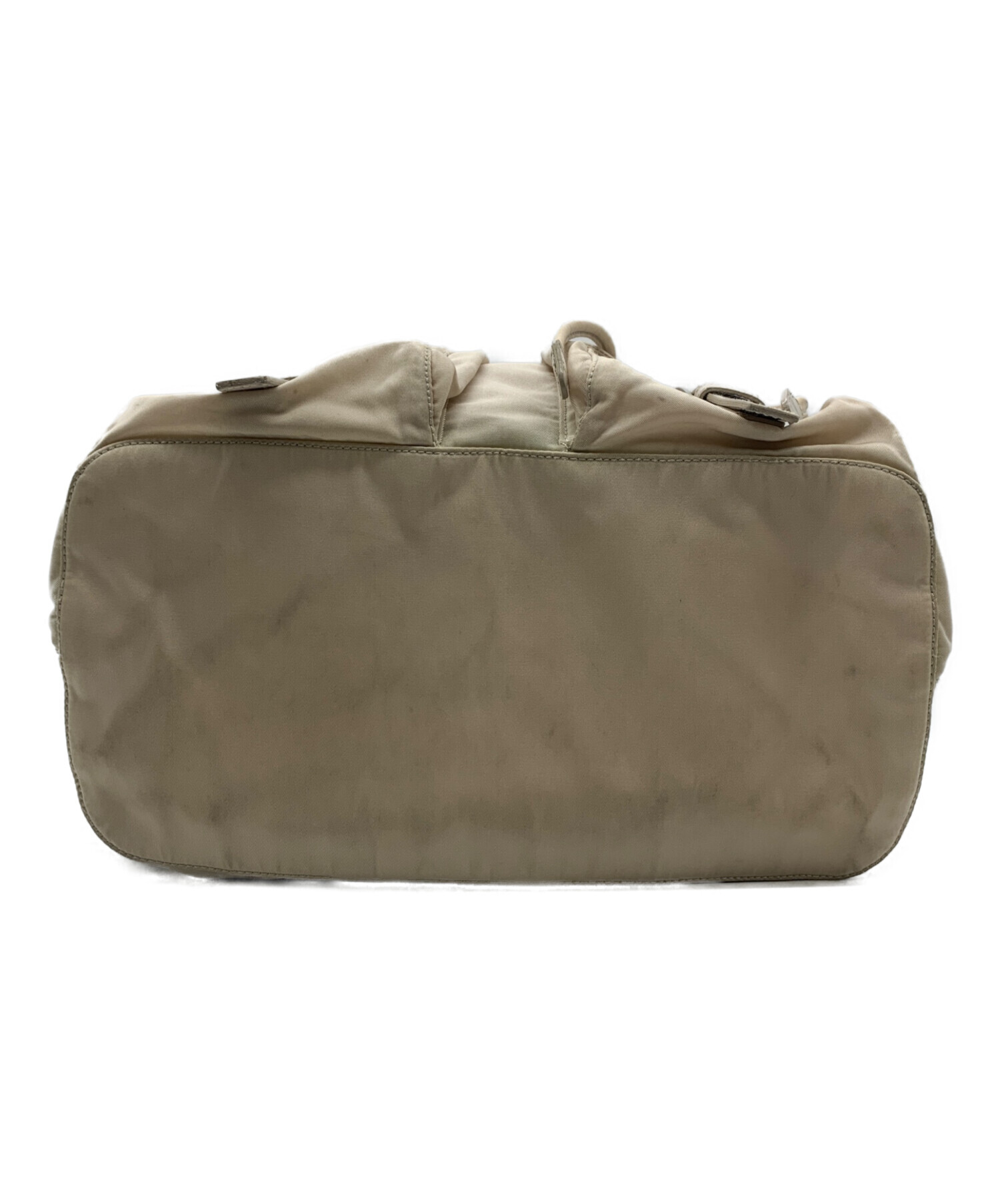 中古・古着通販】PRADA (プラダ) ナイロンリュック ベージュ｜ブランド
