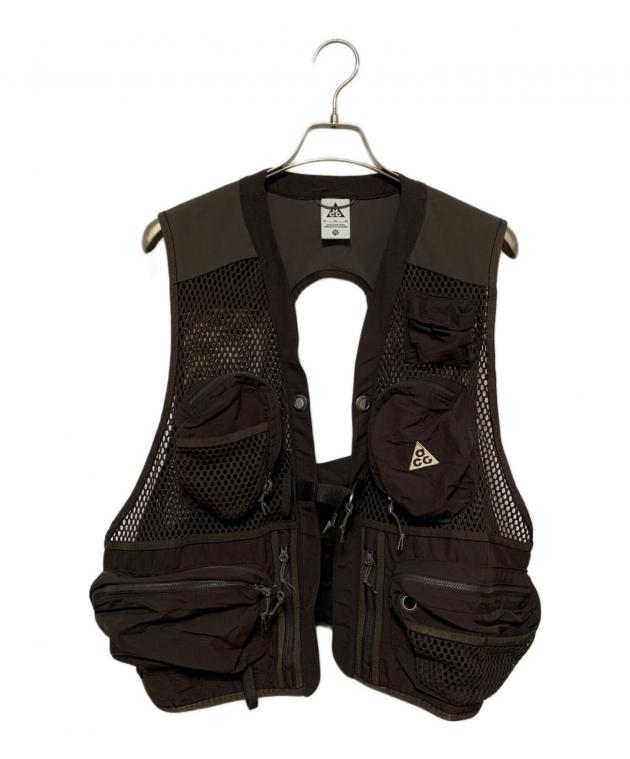 美品！NIKE ACG BUTTLES VEST XL ベスト ブラウン 中古・古着通販】NIKE ACG (ナイキエーシージー) BUTTLES VEST