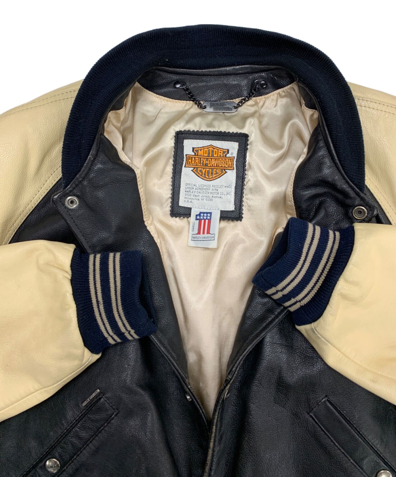 ハーレースタジャン 40.50's 中古・古着通販】HARLEY-DAVIDSON (ハーレーダビッドソン) スタジャン