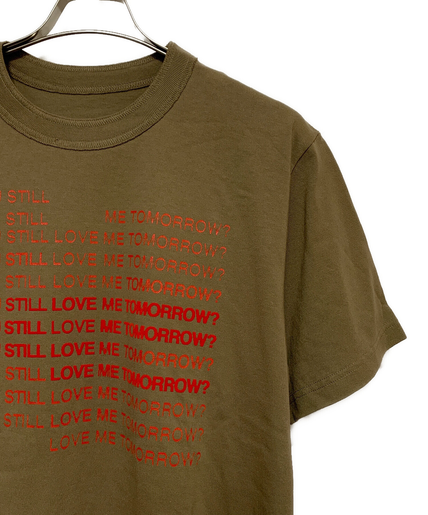 sacai サカイ lov'e me tomorrow ? L/S TEE sacai サカイ love me