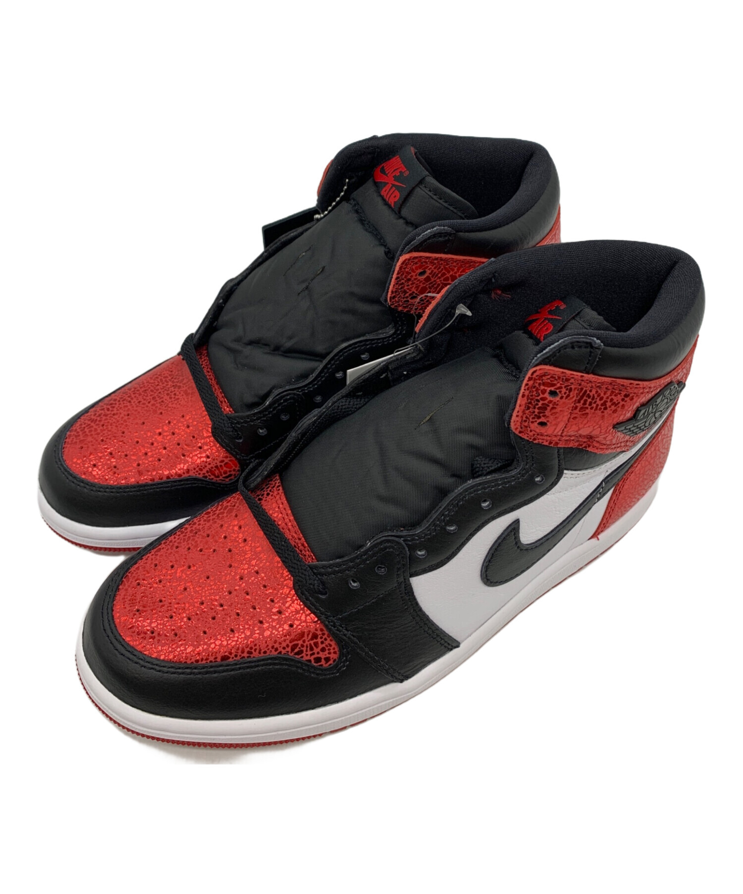 中古・古着通販】NIKE (ナイキ) AIR JORDAN 1 RETRO レッド×ブラック