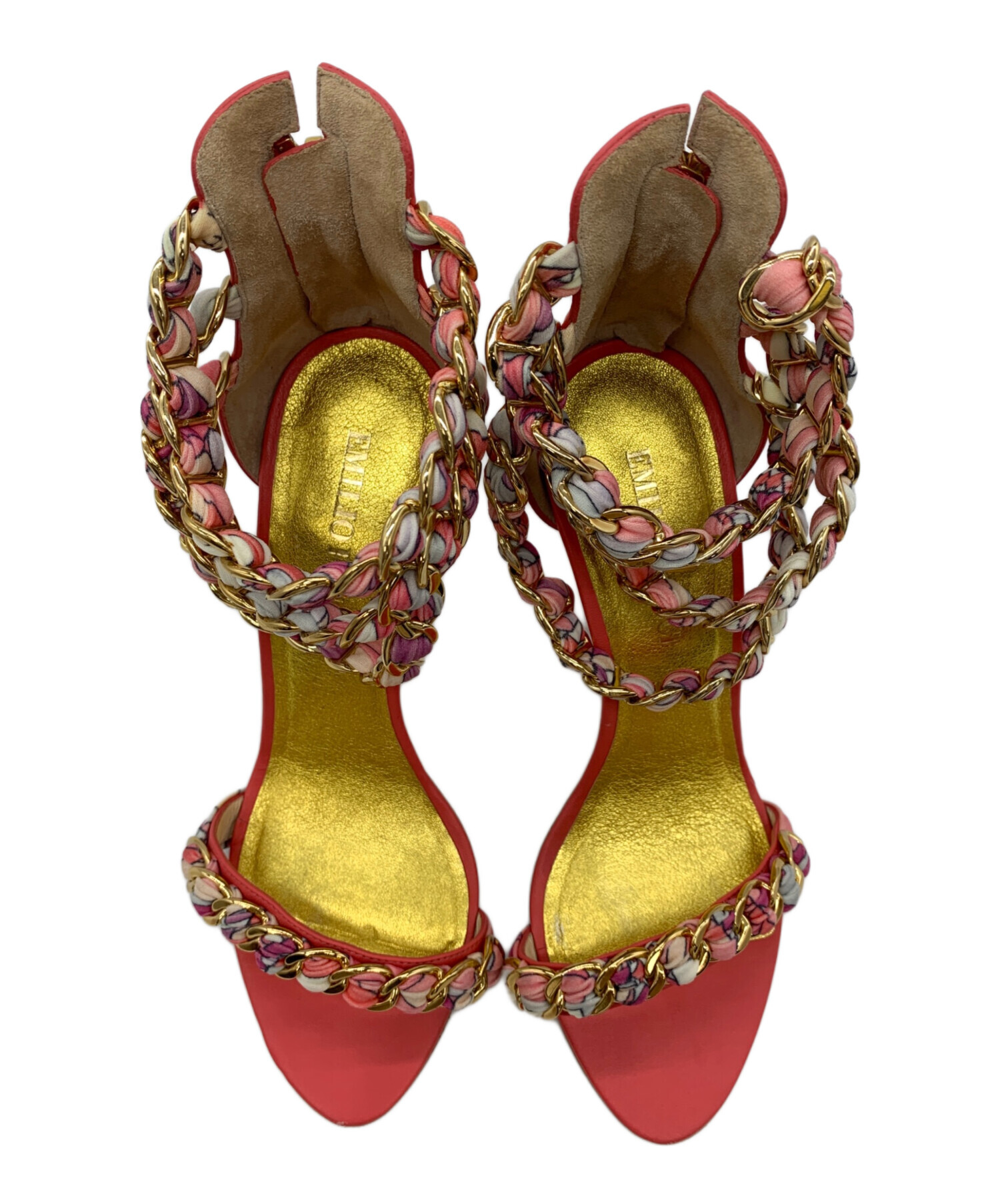 中古・古着通販】Emilio Pucci (エミリオ プッチ) サンダル ピンク