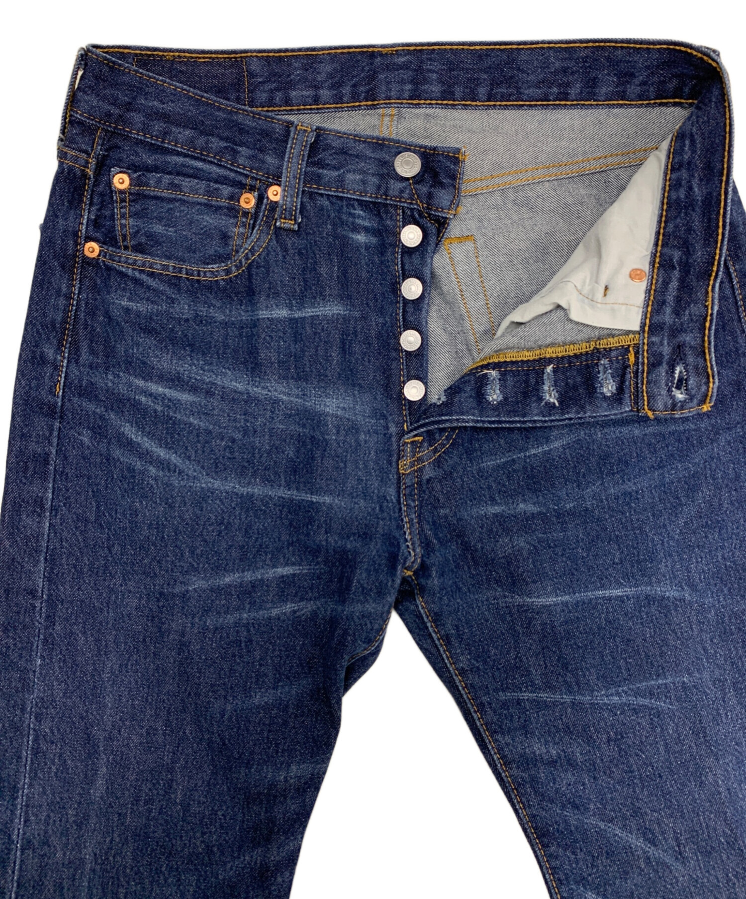 中古・古着通販】LEVI'S (リーバイス) デニムパンツ インディゴ サイズ