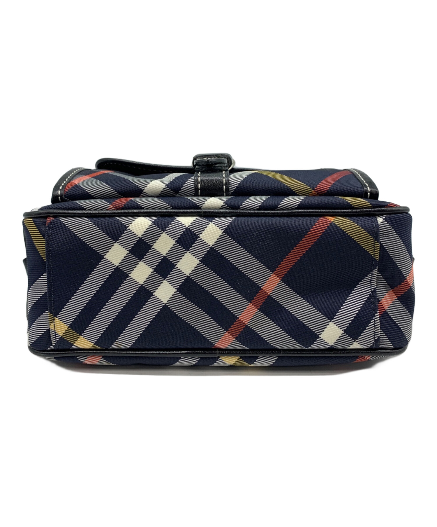 BURBERRY （バーバリー）ネイビー レーベルショルダーバッグ 中古・古着通販】BURBERRY BLUE LABEL (バーバリー ブルー レーベル