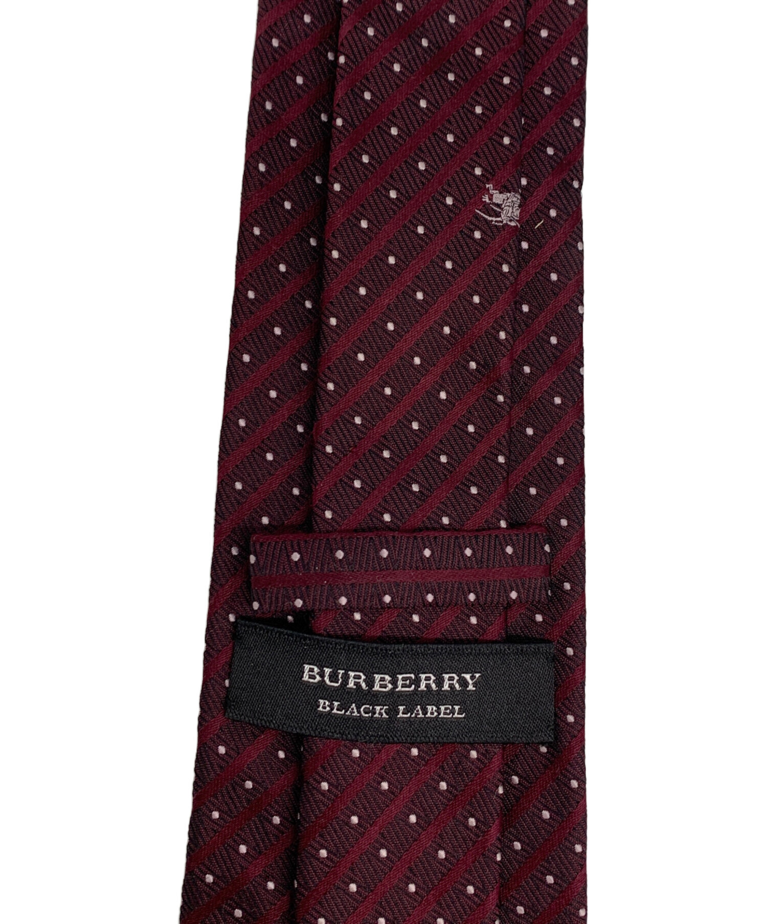 BURBERRY BLACK LABEL モノグラム柄 ネクタイ 中古・古着通販】BURBERRY BLACK LABEL (バーバリーブラックレーベル