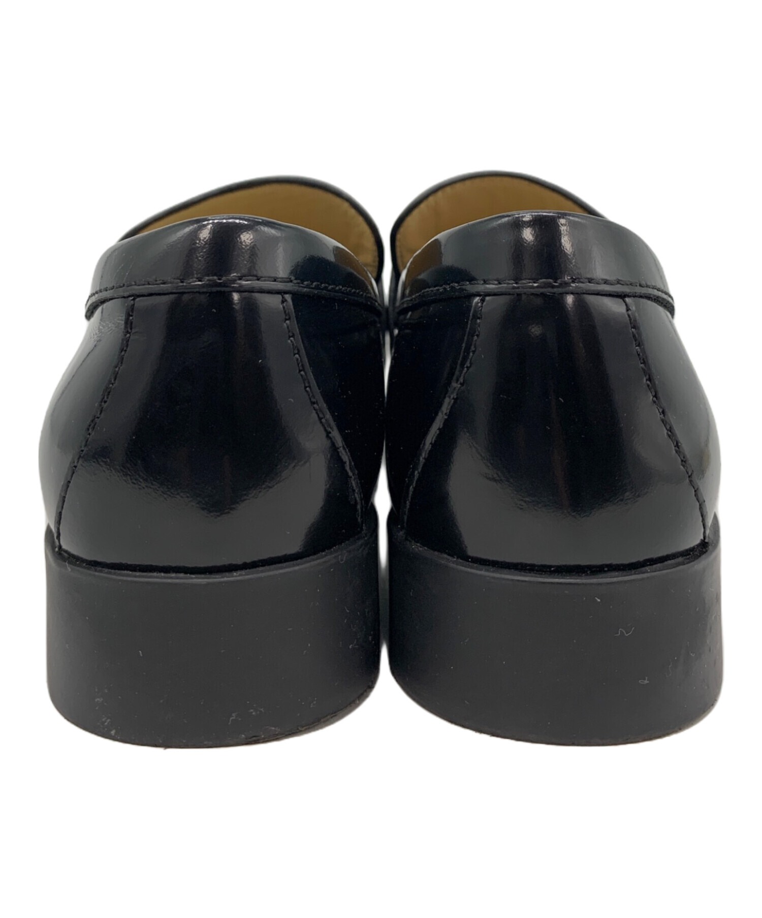 BOTTEGA VENETA レザーローファー ムッシュ サイズ37 1/2 中古・古着通販】BOTTEGA VENETA (ボッテガベネタ) ムッシュローファー