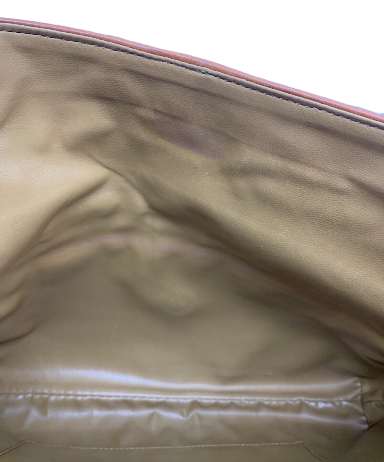 中古・古着通販】CELINE (セリーヌ) マカダム クラッチバッグ ベージュ