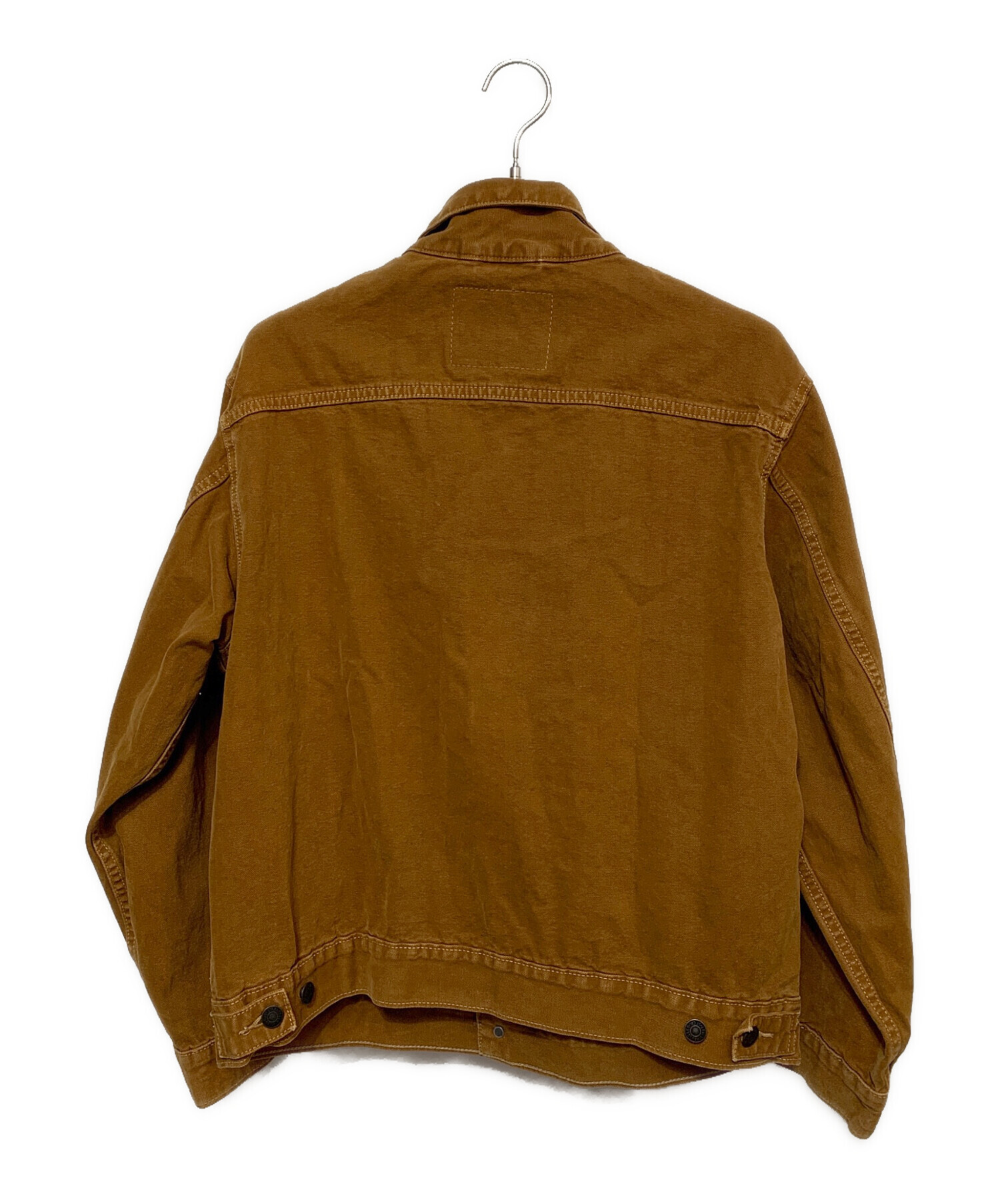 Levi's ダック地 トラッカージャケット ブラウン ワーク 中古・古着