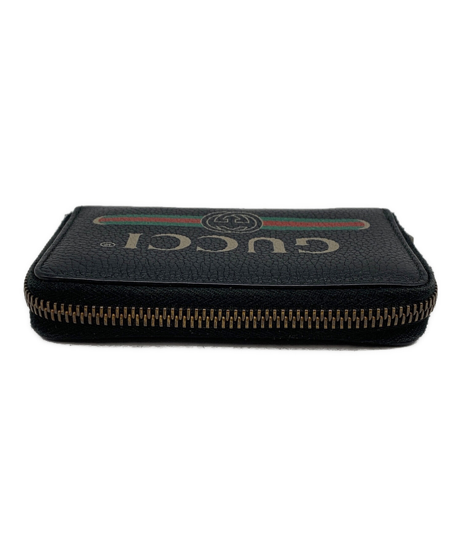 中古・古着通販】GUCCI (グッチ) ロゴプリントレザーコインケース