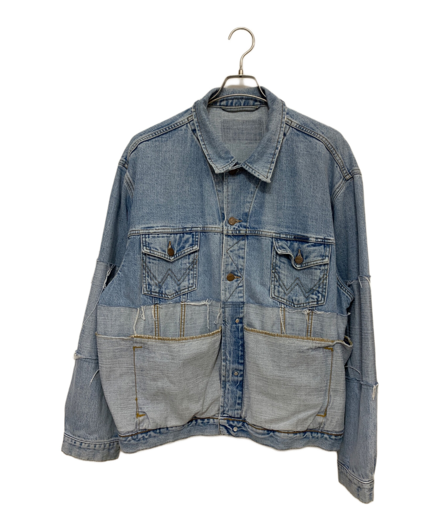 中古・古着通販】Freada (フリーダ) リメイクデニムジャケット ブルー