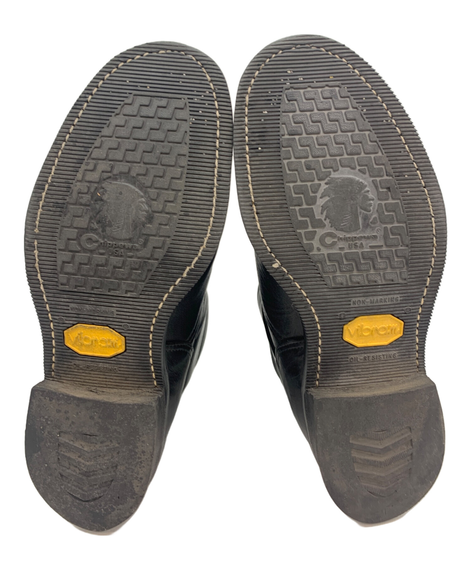 中古・古着通販】CHIPPEWA (チペワ) エンジニアブーツ ブラック サイズ 