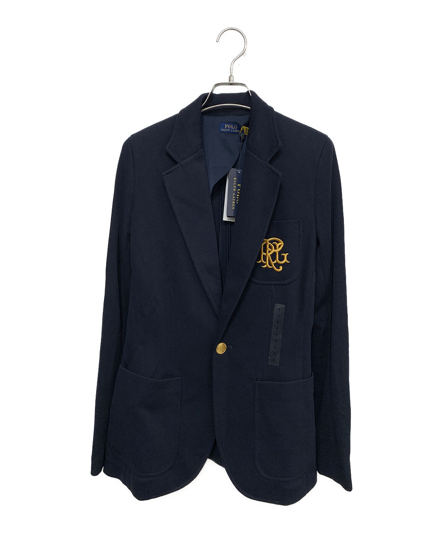 ラルフローレン ブレザー 紺 ダブル POLO ジャケット ウール 古着 US 中古・古着通販】POLO RALPH LAUREN (ポロ・ラルフローレン) ダブル