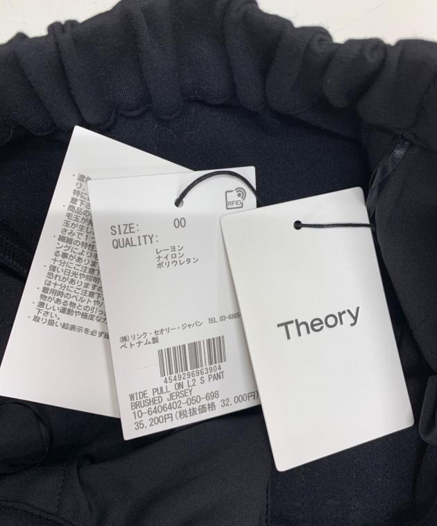 中古・古着通販】theory (セオリー) WIDE PULL ON PANT ブラック