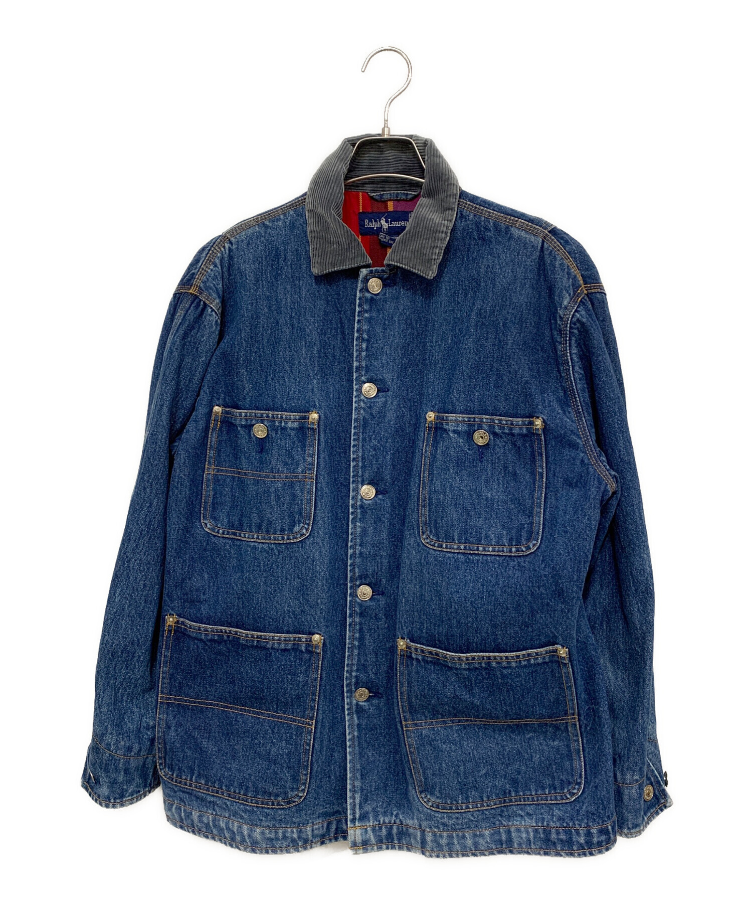 中古・古着通販】RALPH LAUREN (ラルフローレン) デニムカバーオール