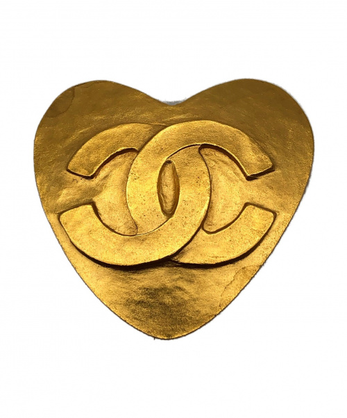中古・古着通販】CHANEL (シャネル) ハートモチーフココマークブローチ
