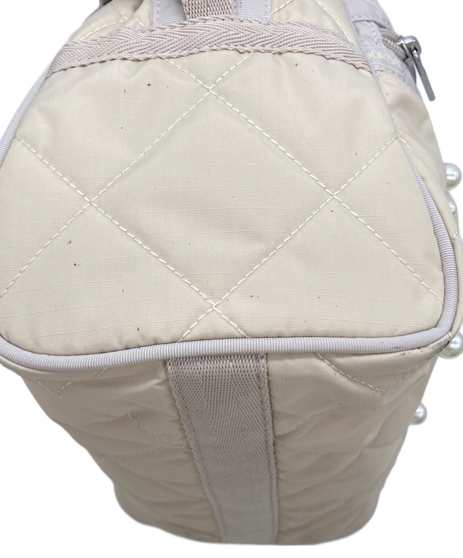 レスポ　パール　キルティング　SM SATCHEL W SM SATCHEL W PEARLS/ブラックパール / LeSportsac