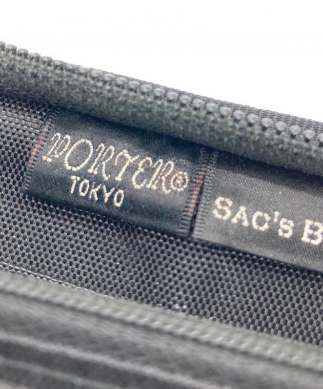 超美品 ポーター PORTER × SAC'S BAR 長財布 ラウンドジップ PORTER × SAC´S BAR ポーター 長財布 ラウンドジップ