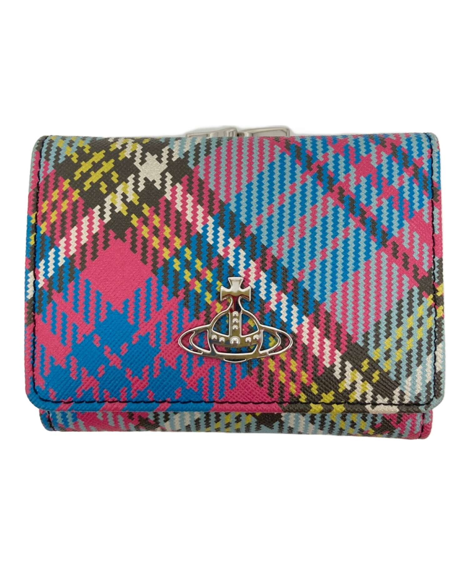 未使用 Vivienne Westwood がま口 三つ折り マルチカラー 紫 未使用 Vivienne Westwood がま口 三つ折り マルチカラー 紫 - メルカリ