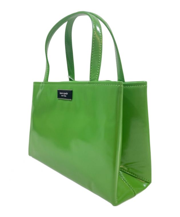【新品未使用】Kate Spadeトートバッグ　ハンドバッグ kate spade ケイトスペード ロゴ バイカラー トートバッグ PVC