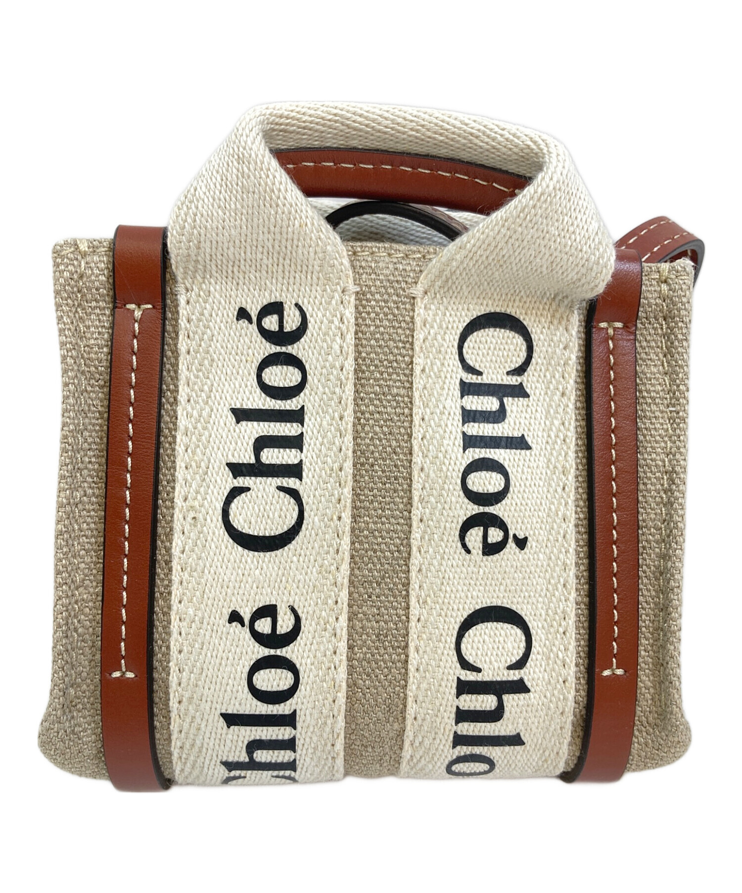 中古・古着通販】Chloe (クロエ) ショルダーポーチ ブラウン 未使用品 