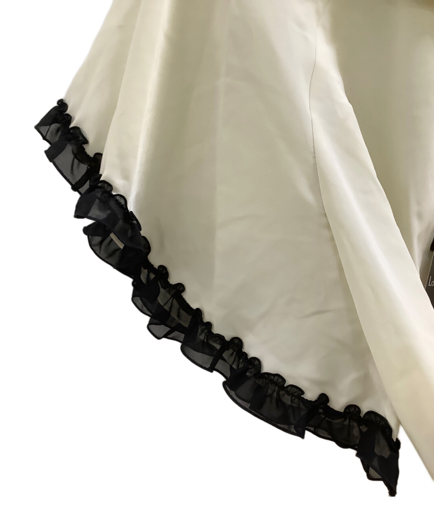 中古・古着通販】Lois CRAYON (ロイスクレヨン) フリルブラウス オフ