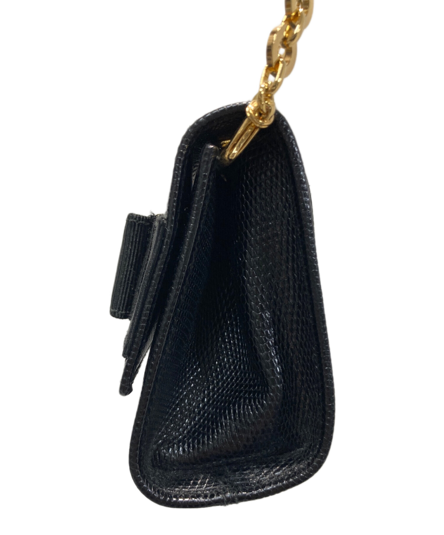 サルバトーレフェラガモ ショルダーバッグ ミニポーチ ナイロン レザー