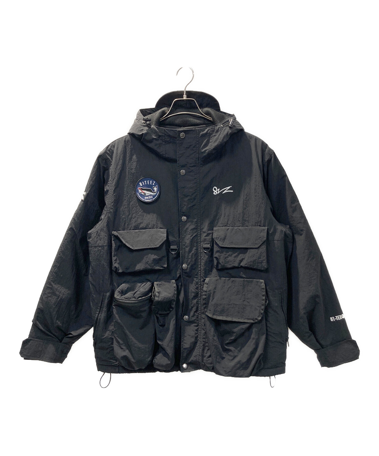 中古・古着通販】81TEEZ (ハイチーズ) マウンテンパーカー ブラック