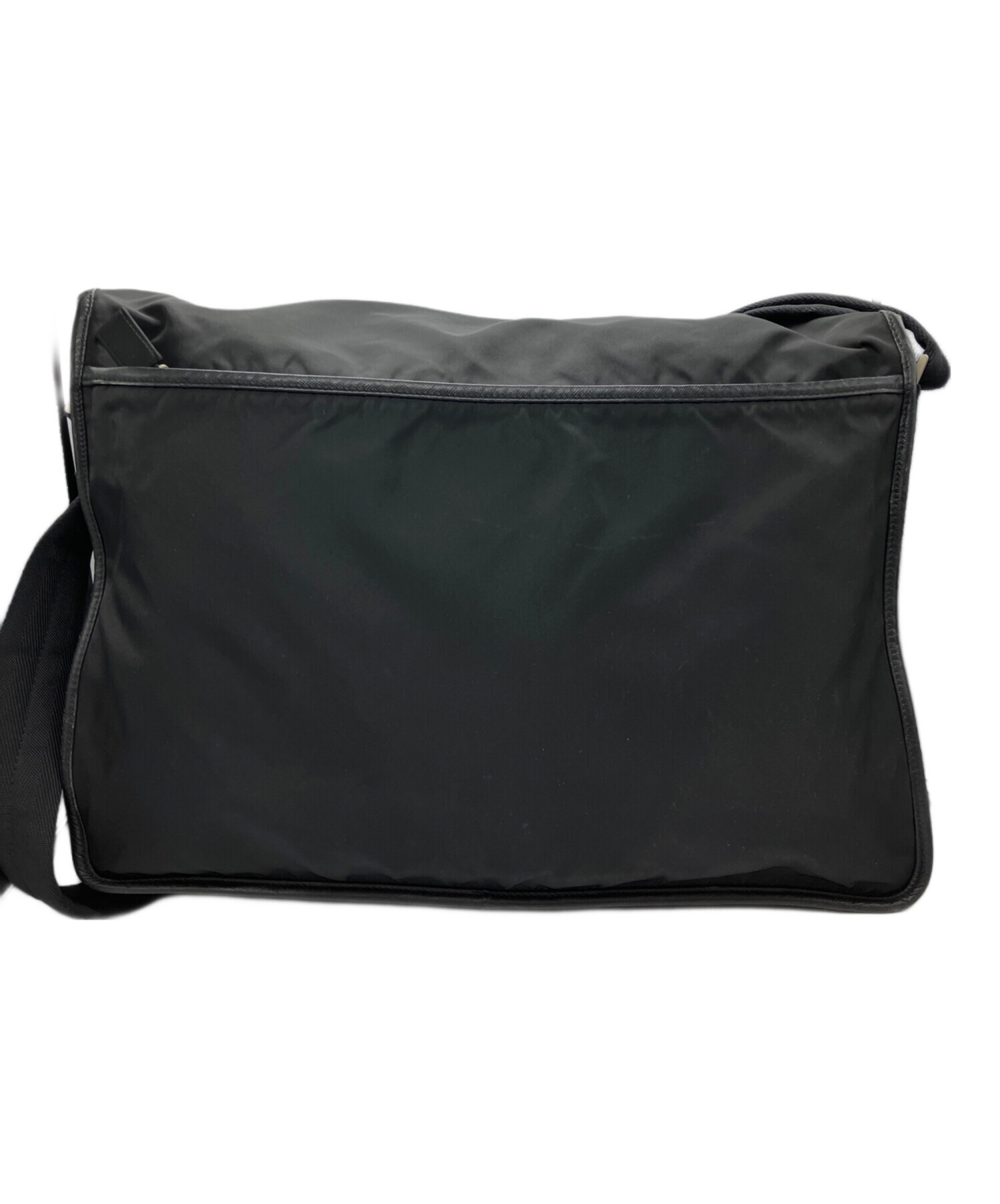 中古・古着通販】PRADA (プラダ) ナイロンショルダーバッグ ブラック