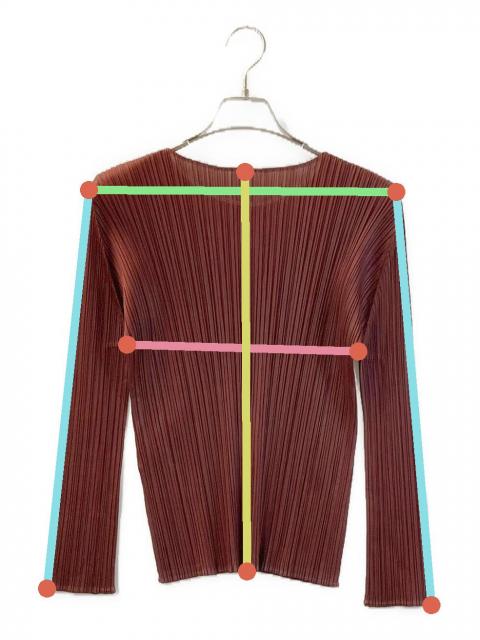 中古・古着通販】PLEATS PLEASE (プリーツプリーズ) 長袖ブラウス