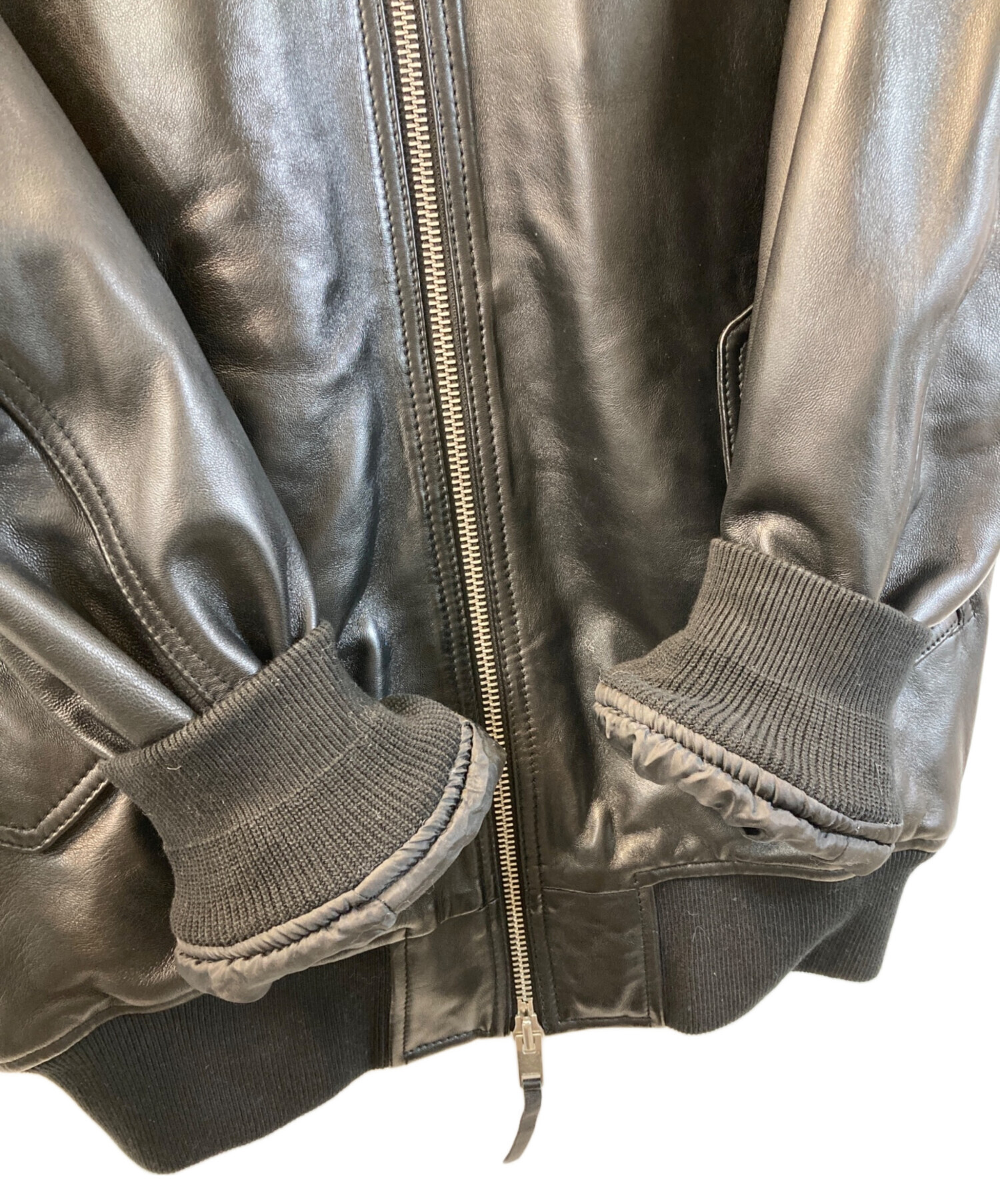 中古・古着通販】DIESEL (ディーゼル) L-PRITTS パデッド レザー