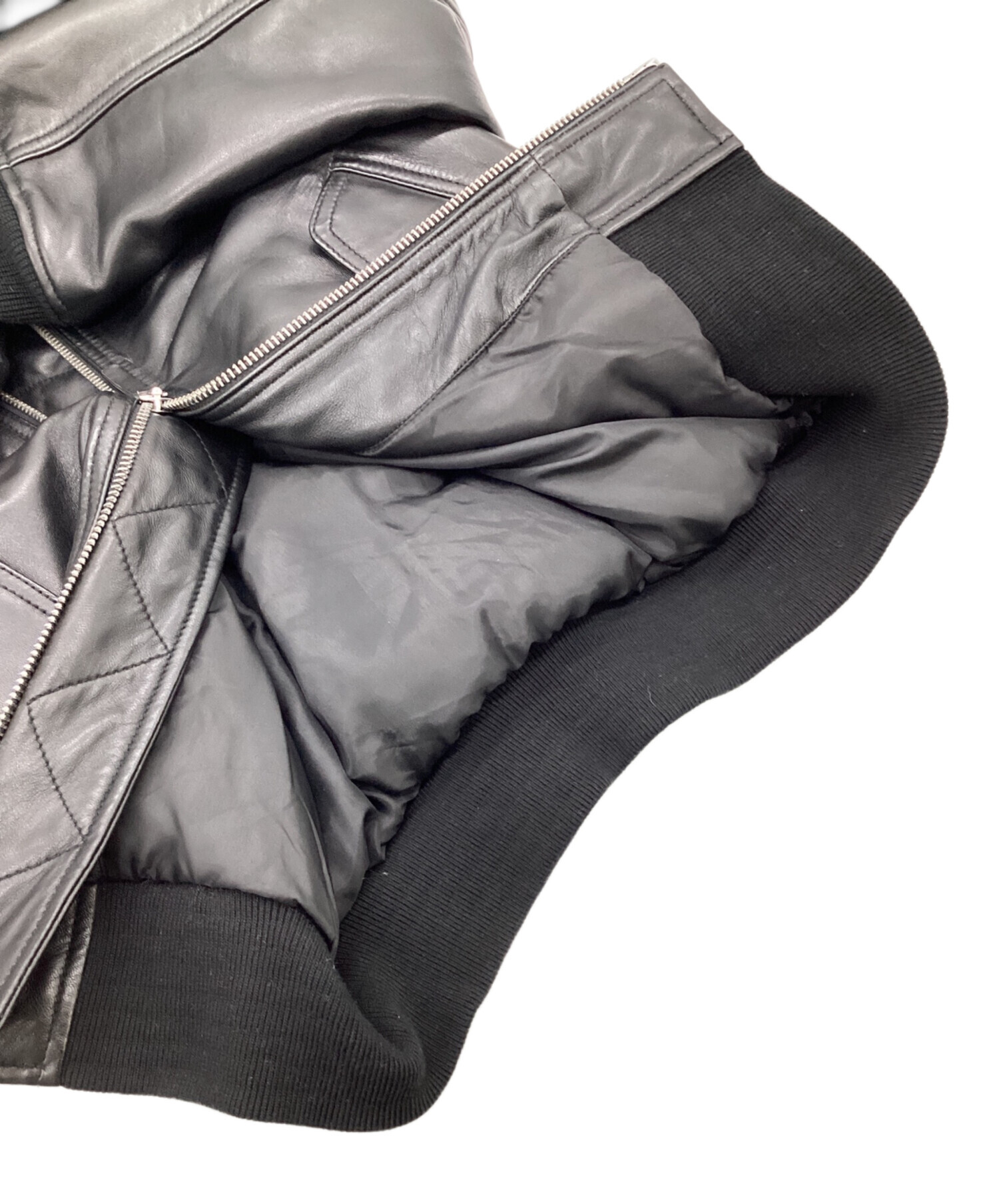 中古・古着通販】DIESEL (ディーゼル) L-PRITTS パデッド レザー