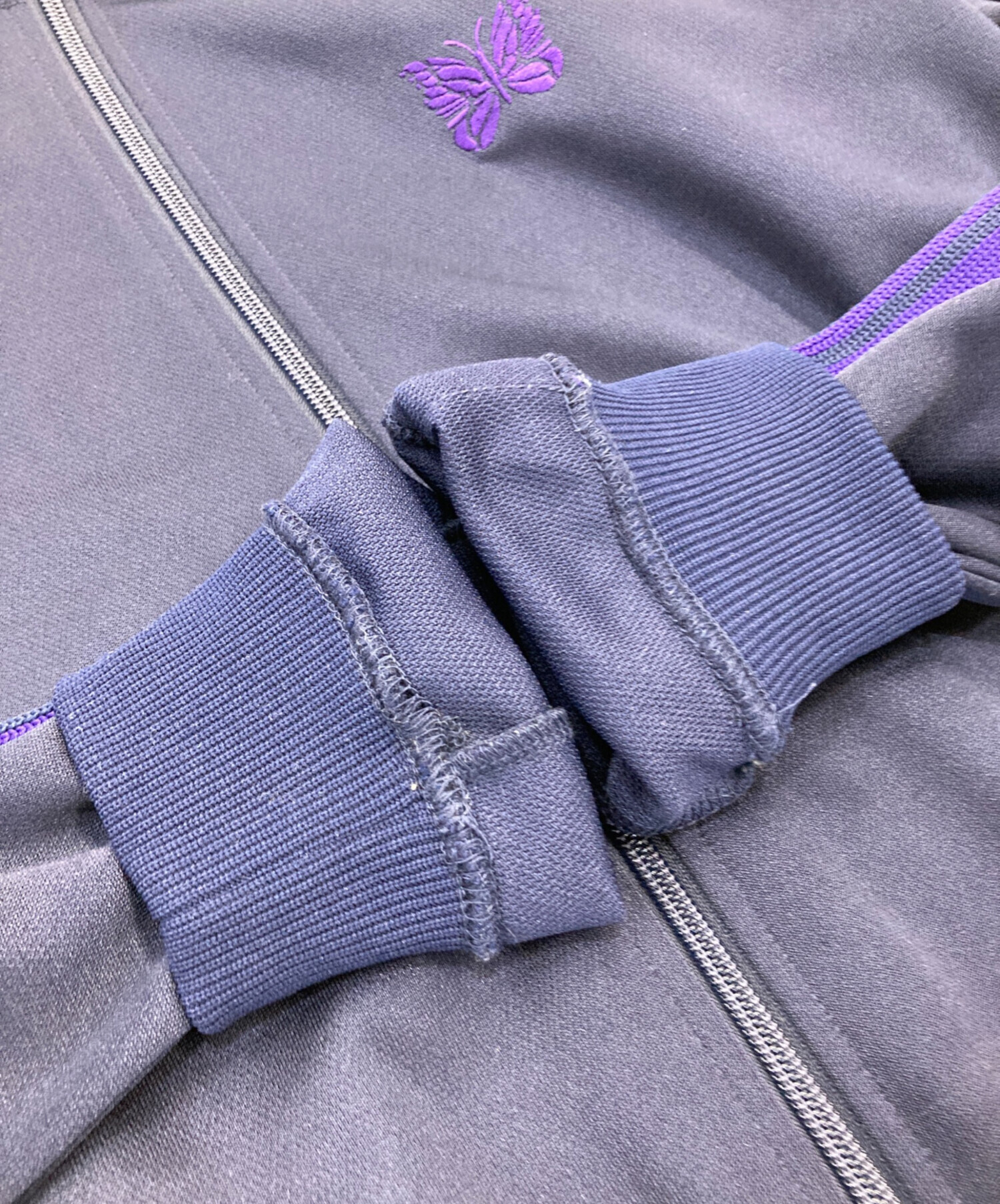 中古・古着通販】Needles (ニードルズ) トラックジャケット ネイビー