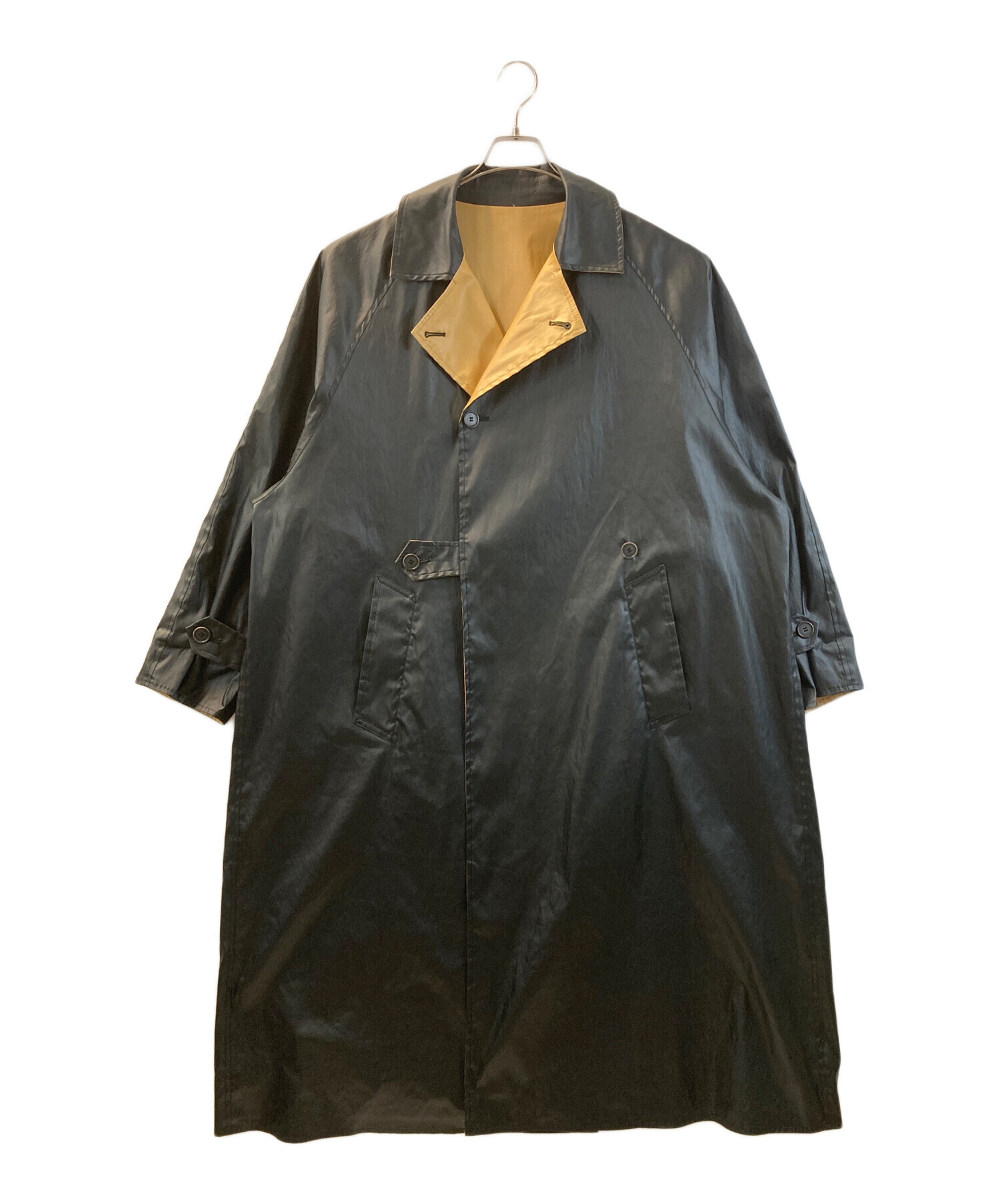 中古・古着通販】UNUSED (アンユーズド) リバーシブルコート ブラック