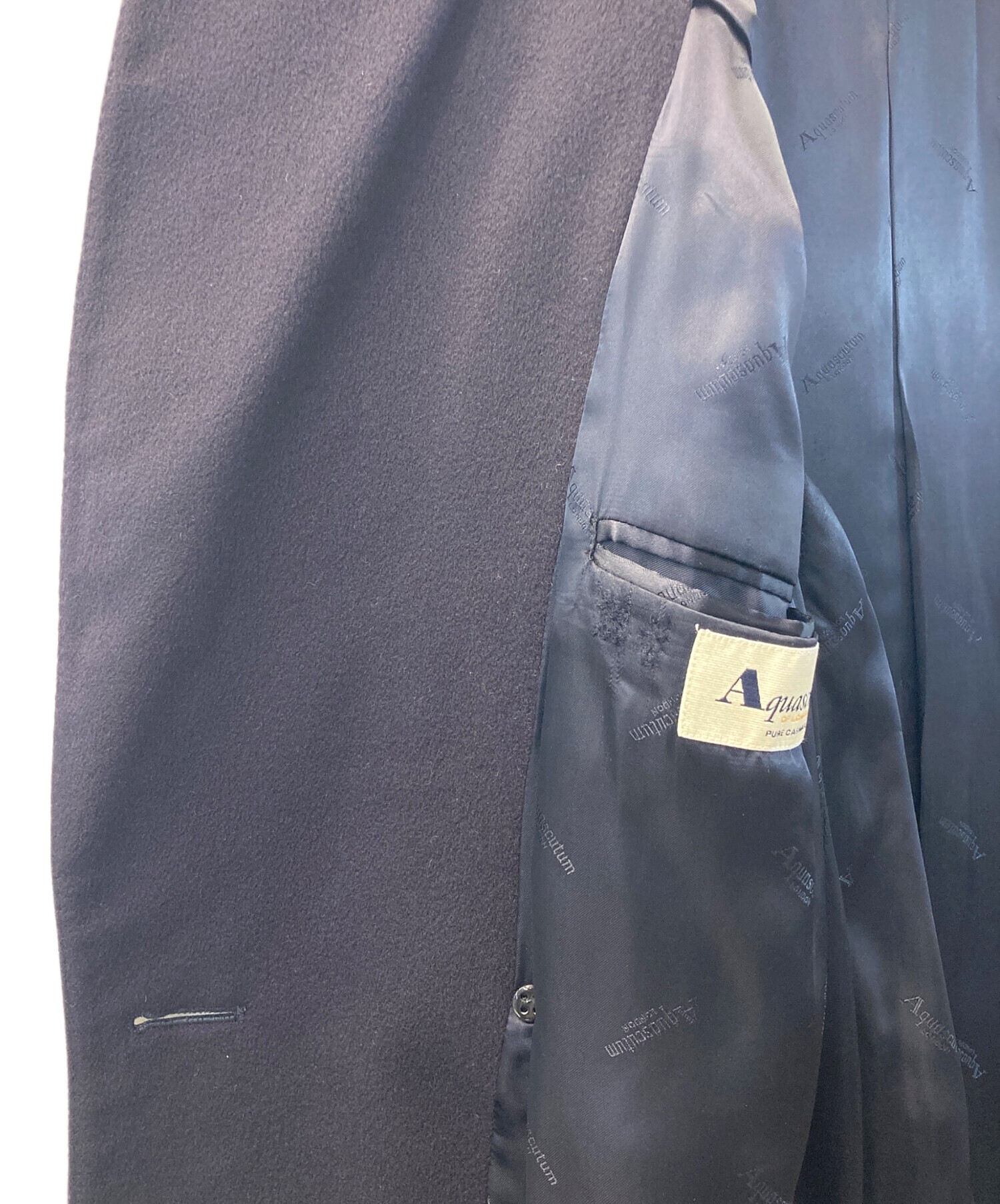 中古・古着通販】Aquascutum (アクアスキュータム) カシミヤダブル