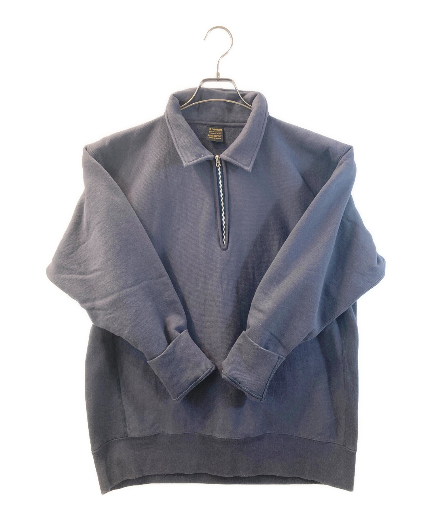 中古・古着通販】A vontade (アボンタージ) ハーフジップスウェット 
