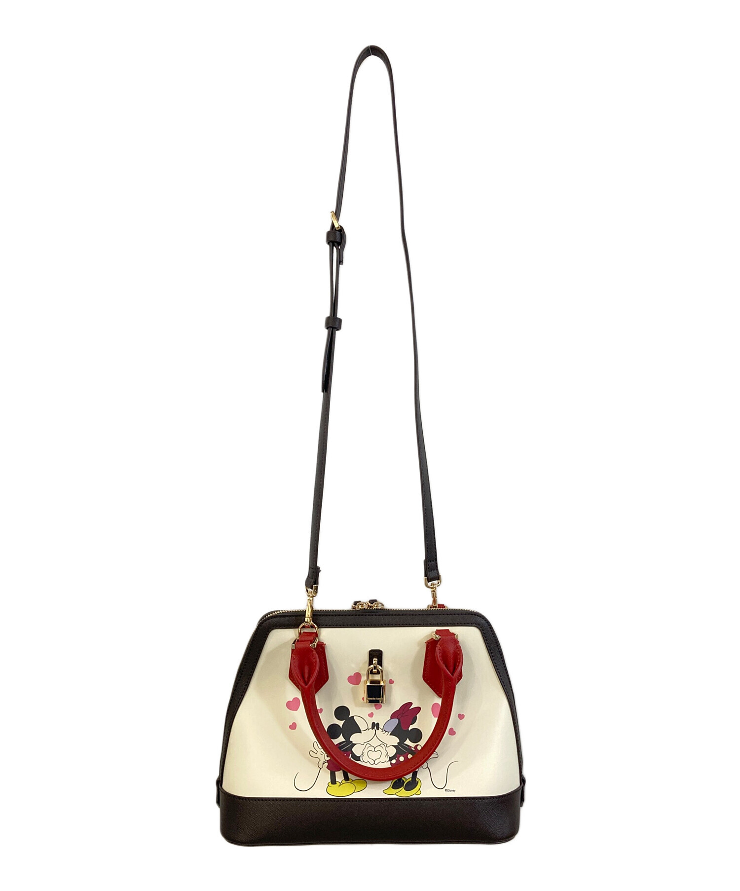 サマンサタバサ ディズニー100 ルシファー シンデレラ ハンドバッグ 黒