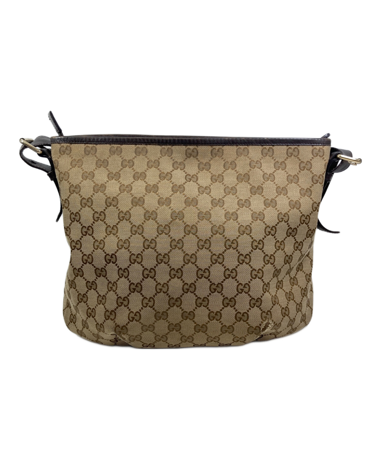 GUCCI ショルダーバッグ ベージュ キャンバス