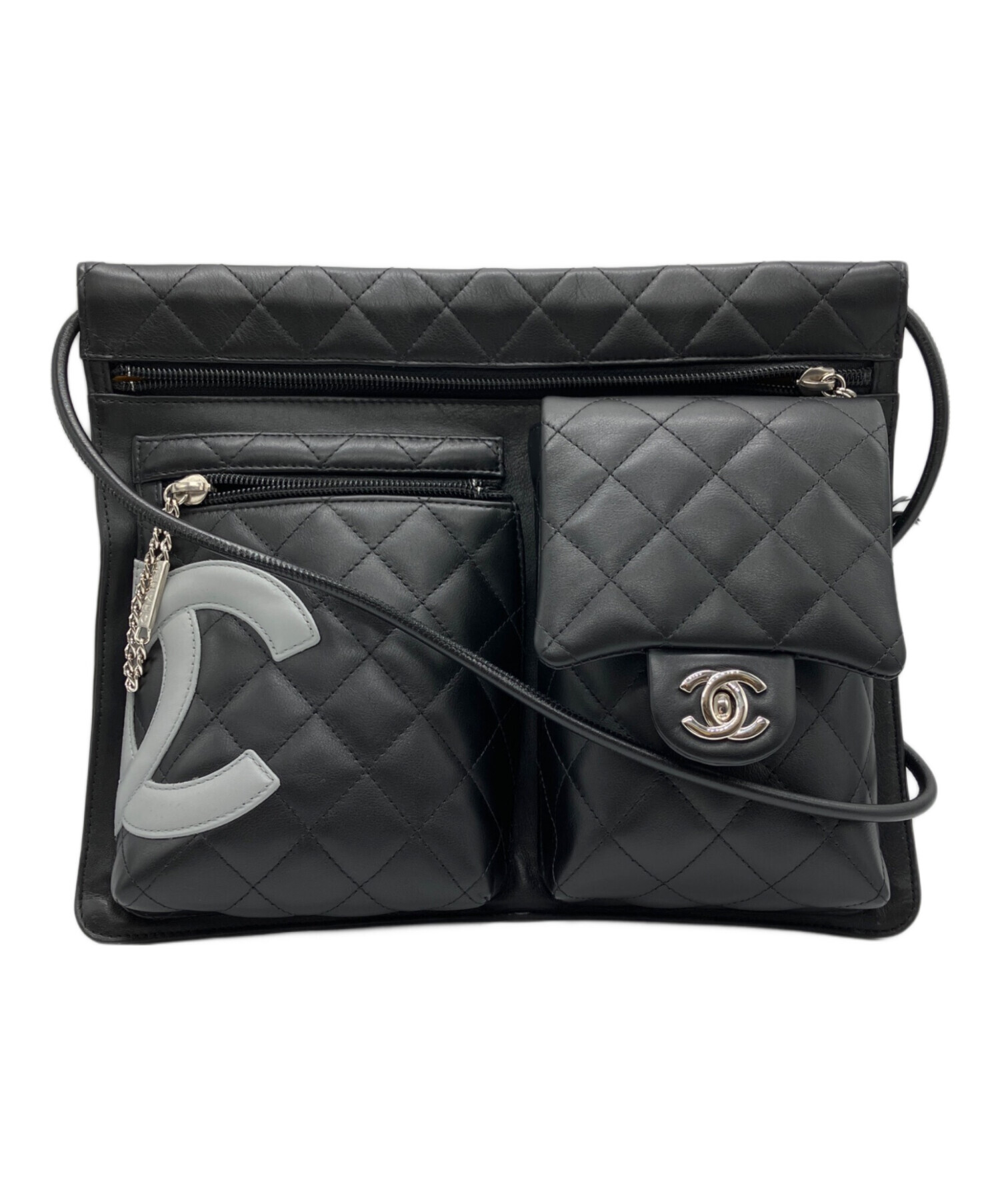 中古・古着通販】CHANEL (シャネル) ショルダーバッグ/カンボン 