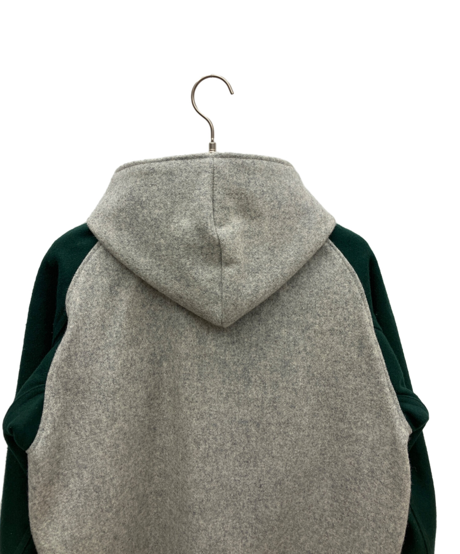 中古・古着通販】skookum (スクーカム) スタジャン グレー×グリーン